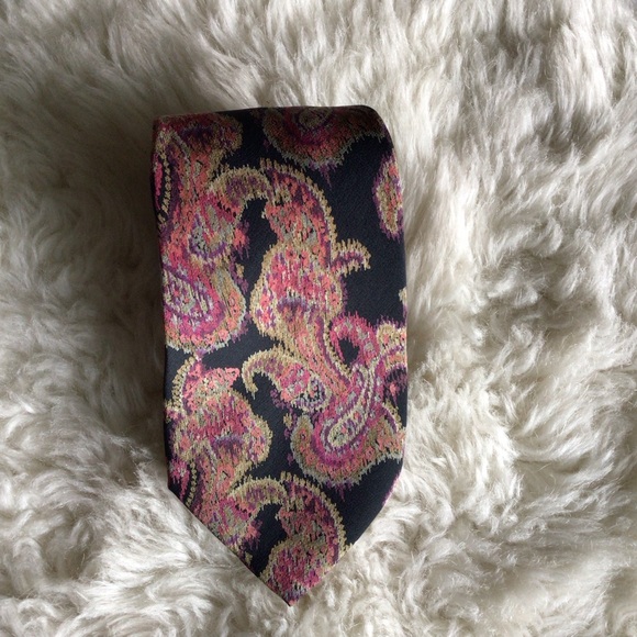 Valentino Cravatte 100% Silk Tie Made in Italy 4207 - Picture 7 of 10